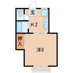 パルセ上ノ橋の物件間取画像